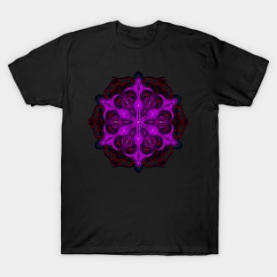 Spaceborne Orchid Snowflake T-Shirt